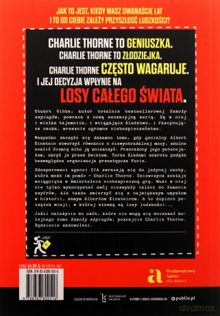 Charlie Thorne i równanie Einsteina (Tom 1) - Stuart Gibbs [KSIĄŻKA]