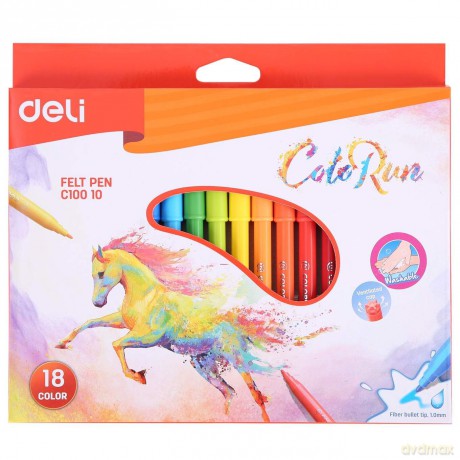 Flamastry ColoRun 18 kolorów