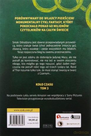Smok odrodzony. Koło czasu (Tom 3) - Robert Jordan [KSIĄŻKA]