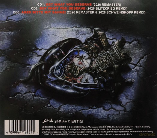Sodom: Get What You Deserve [3CD]