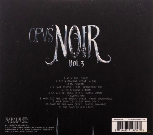 Lord Of The Lost: Opvs Noir Vol 3 (digipack) [CD]