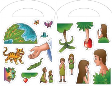 Adam and Eve: With colour stickers! - Authentic Media [KSIĄŻKA]