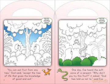 Adam and Eve: With colour stickers! - Authentic Media [KSIĄŻKA]