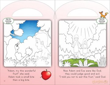 Adam and Eve: With colour stickers! - Authentic Media [KSIĄŻKA]