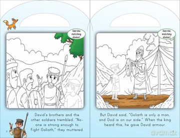 David and Goliath: With colour stickers! - Authentic Media [KSIĄŻKA]