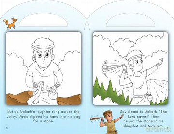 David and Goliath: With colour stickers! - Authentic Media [KSIĄŻKA]