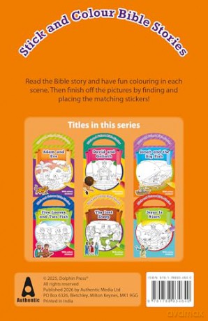 Jonah and the Big Fish: With colour stickers! - Authentic Media [KSIĄŻKA]