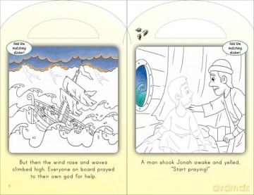 Jonah and the Big Fish: With colour stickers! - Authentic Media [KSIĄŻKA]