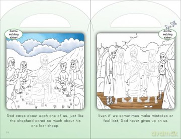The Lost Sheep: With colour stickers! - Authentic Media [KSIĄŻKA]