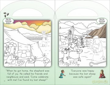 The Lost Sheep: With colour stickers! - Authentic Media [KSIĄŻKA]