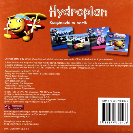 Hydroplan. Heroes of the City - Monika Tomaszewska [KSIĄŻKA]