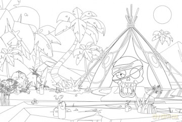 Smashers Dino World Jumbo Colouring Book - Creative Mile [KSIĄŻKA]