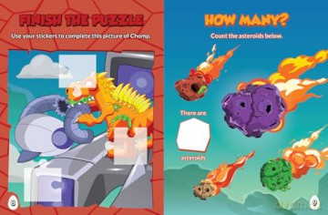 Smashers Dino World Sticker Activity Book - Creative Mile [KSIĄŻKA]