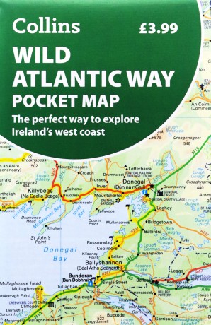 Wild Atlantic Way Pocket Map: The perfect way to explore Ireland's west coast - Collins Maps [KSIĄŻKA]