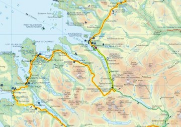 NC500 Pocket Map: Plan your adventure on Scotland's North Coast 500 route official map - Collins Maps [KSIĄŻKA]