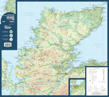 NC500 Pocket Map: Plan your adventure on Scotland's North Coast 500 route official map - Collins Maps [KSIĄŻKA]