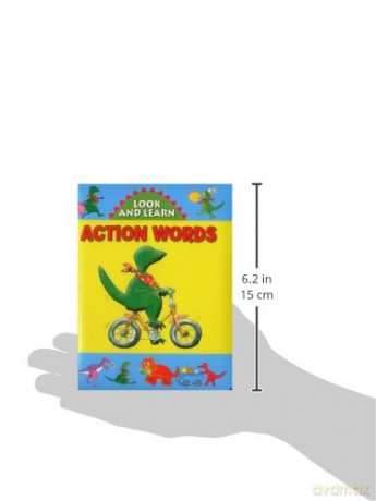 Look and Learn with Little Dino: Action Words - Jan Lewis [KSIĄŻKA]