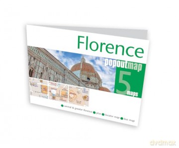 Florence PopOut Map: pocket size, pop up city map of Florence - PopOut Maps [KSIĄŻKA]