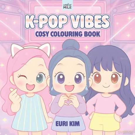 K Pop Cosy Vibes Colouring Book [KSIĄŻKA]