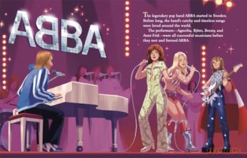 ABBA: A Little Golden Book Biography (Little Golden Book Biographies) - Jeneanne DeBois [KSIĄŻKA]