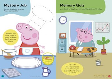 Peppa Pig: When I Grow Up Sticker Activity Book - Peppa Pig [KSIĄŻKA]