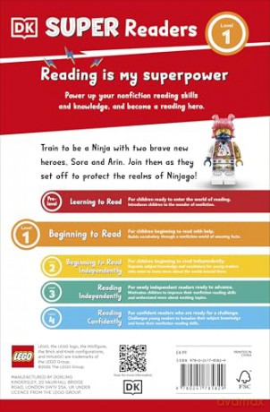 DK Super Readers Level 1 LEGO NINJAGO Dragons Rising Meet the Ninja [KSIĄŻKA]