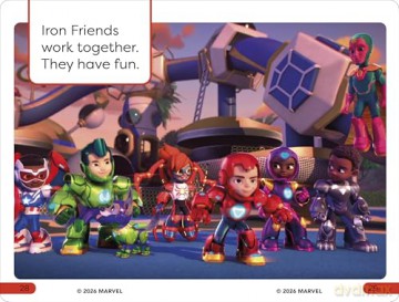DK Super Reader Pre-Level Marvel Iron Man and His Awesome Friends Armour Up! [KSIĄŻKA]