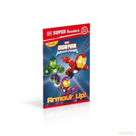 DK Super Reader Pre-Level Marvel Iron Man and His Awesome Friends Armour Up! [KSIĄŻKA]