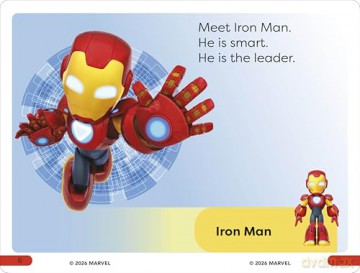 DK Super Reader Pre-Level Marvel Iron Man and His Awesome Friends Armour Up! [KSIĄŻKA]