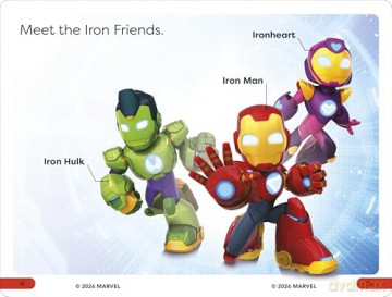 DK Super Reader Pre-Level Marvel Iron Man and His Awesome Friends Armour Up! [KSIĄŻKA]