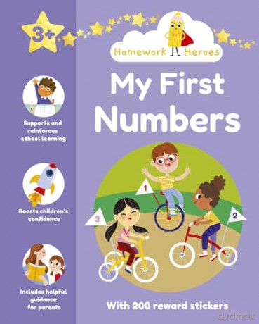Homework Heroes: My First Numbers: With 200 Reward Stickers - Paul Virr [KSIĄŻKA]