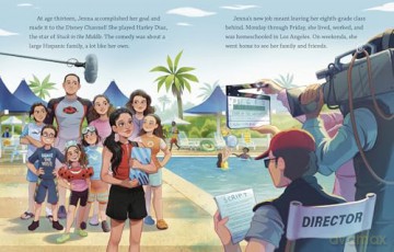 Jenna Ortega: A Little Golden Book Biography (Little Golden Book Biographies) - Heather E. Schwartz [KSIĄŻKA]