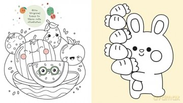 Cuties Café Colouring: Fun and Easy Artworks (Cosy Time) - Violet Peto [KSIĄŻKA]