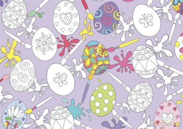 The Easter Colouring Book - Jessie Eckel [KSIĄŻKA]