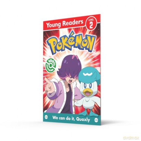 Pokémon Young Readers Level 2: We Can Do it, Quaxly!: Dive into reading with this exciting Pokémon Level 2 adventure for young readers - Pokémon [KSIĄŻKA]