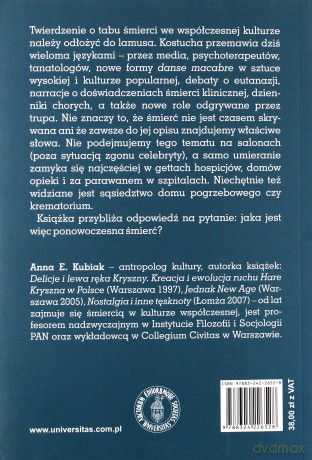 Inne śmierci. Antropologia umierania i żałoby w późnej nowoczesności - Anna Kubiak [KSIĄŻKA]