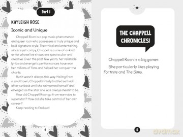 96 Facts About Chappell Roan: Quizzes, Quotes, Questions, and More! With Bonus Journal Pages for Writing! - Arie Kaplan [KSIĄŻKA]