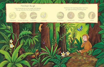 The Gruffalo and Friends: Amazing Animals Sticker Book: Over 300 easy-to-use stickers! - Julia Donaldson [KSIĄŻKA]