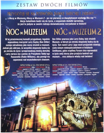 Noc w muzeum + Noc w muzeum 2: Ucieczka z wystawy Pakiet [2Blu-Ray]
