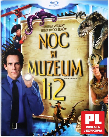 Noc w muzeum + Noc w muzeum 2: Ucieczka z wystawy Pakiet [2Blu-Ray]