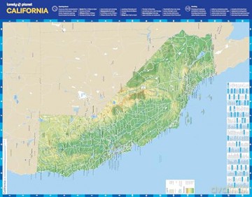 Lonely Planet California Planning Map - Lonely Planet [KSIĄŻKA]