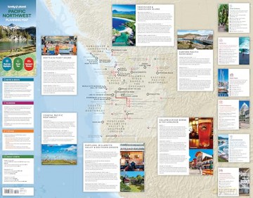 Lonely Planet Pacific Northwest Planning Map - Margot Bigg [KSIĄŻKA]