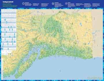 Lonely Planet Pacific Northwest Planning Map - Margot Bigg [KSIĄŻKA]