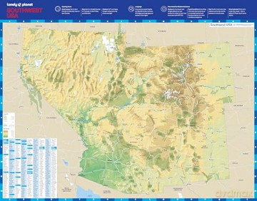 Lonely Planet Southwest USA Planning Map - Amy C Balfour [KSIĄŻKA]