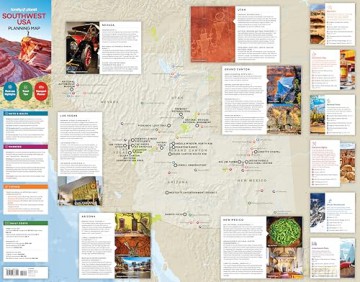 Lonely Planet Southwest USA Planning Map - Amy C Balfour [KSIĄŻKA]