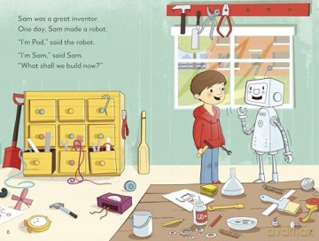 Sam and the Robots: Read It Yourself - Level 4 Fluent Reader - Ladybird [KSIĄŻKA]