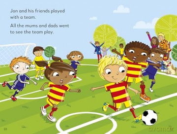 Jon's Football Team: Read It Yourself - Level 1 Early Reader - Ladybird [KSIĄŻKA]
