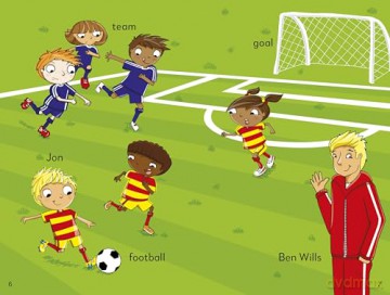 Jon's Football Team: Read It Yourself - Level 1 Early Reader - Ladybird [KSIĄŻKA]