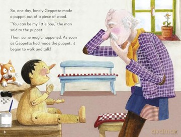 Pinocchio: Read It Yourself - Level 4 Fluent Reader - Ladybird [KSIĄŻKA]