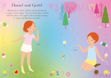 Little Sticker Dolly Dressing Fairy Tales - Fiona Watt [KSIĄŻKA]